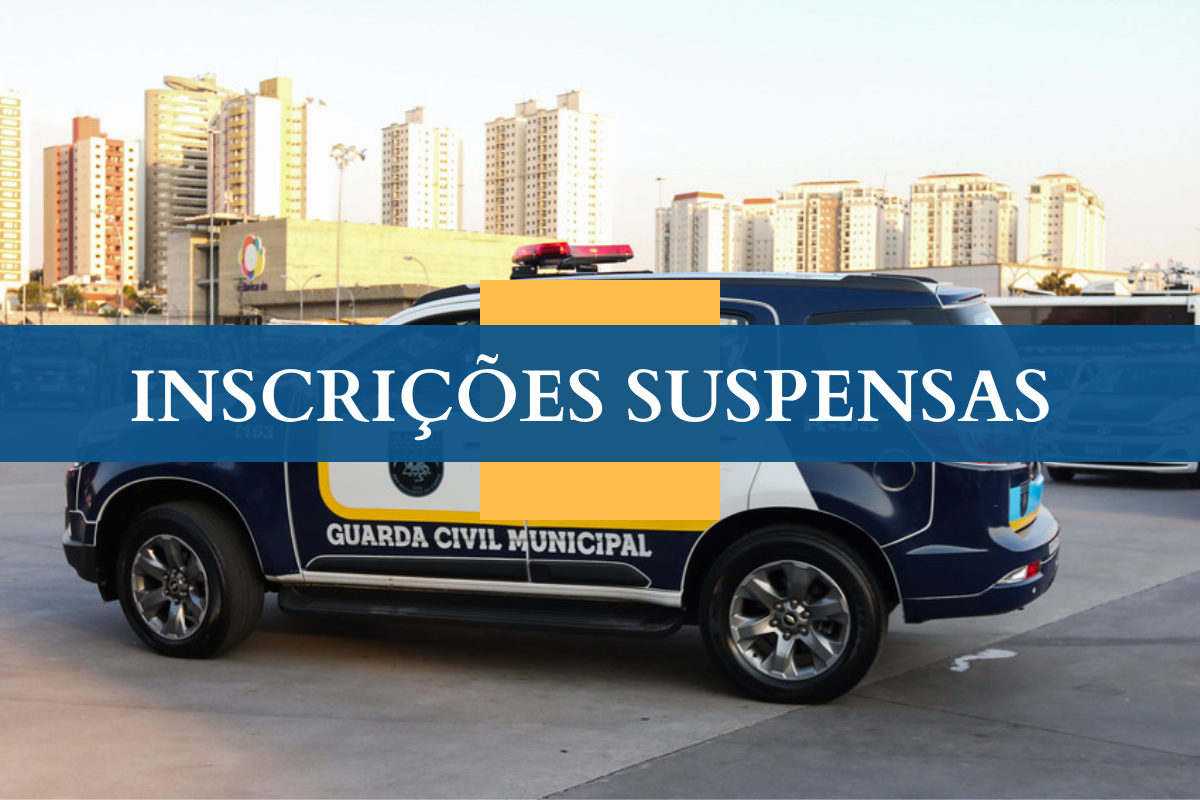 SUSPENSAS as Inscrições para o Concurso GCM em São Bernardo do Campo