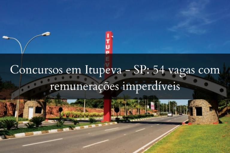 Concursos Públicos em Itupeva