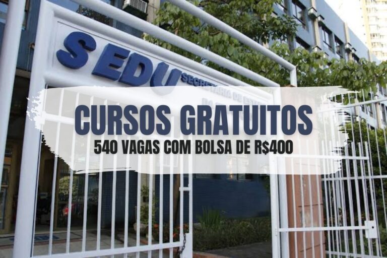 Cursos técnicos gratuitos Sedu