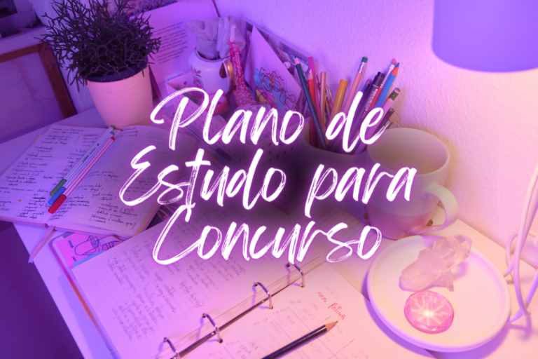 Plano de Estudo para Concurso